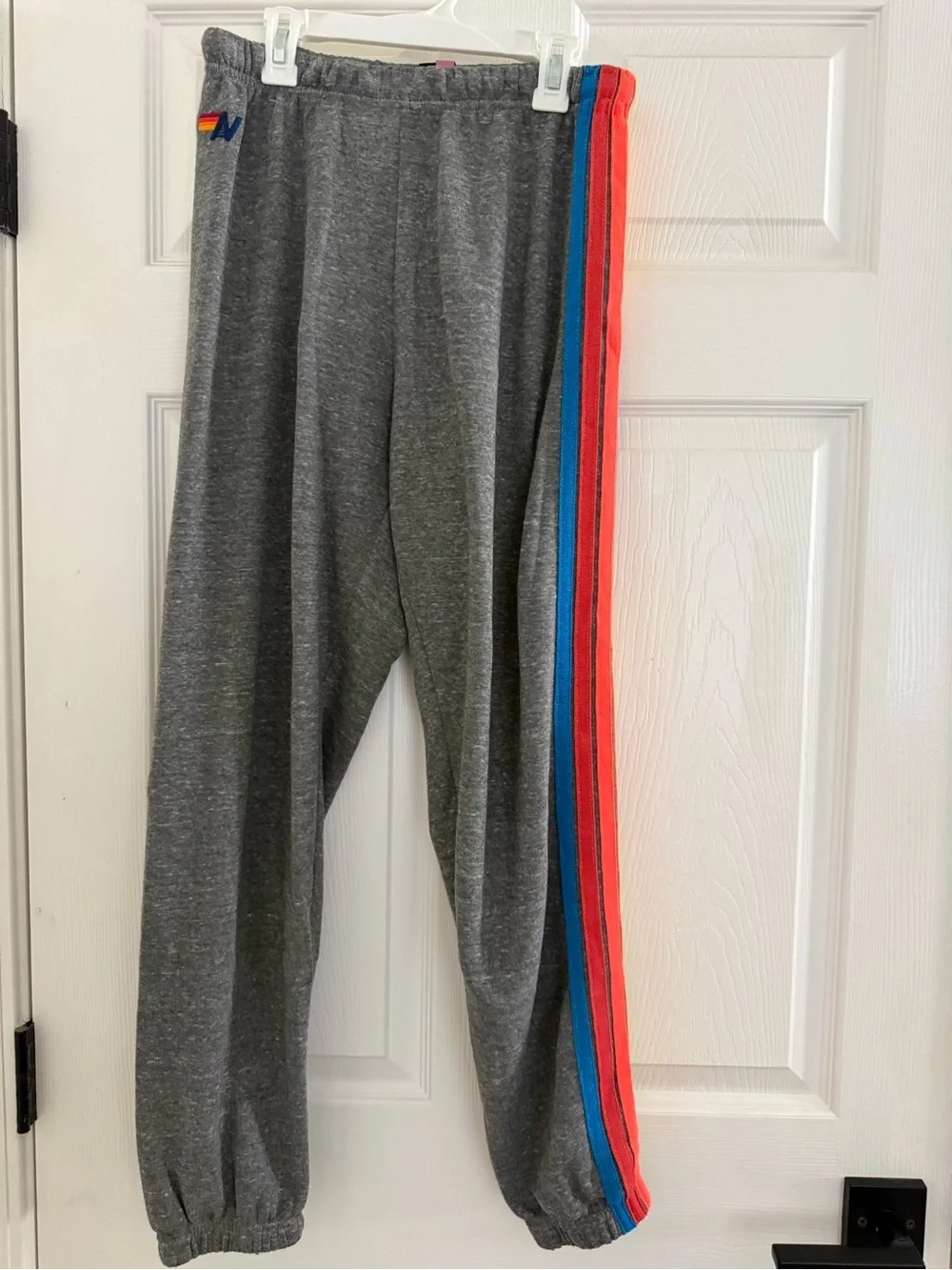 Aviator Nation gray 5 Stripe sweatpants